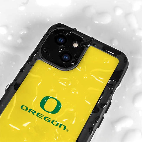 University of Oregon Ducks Green Gradient iPhone 15 Waterproof Case